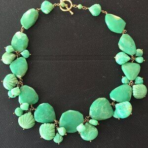 Ingrid Weber Chrysoprase Necklace